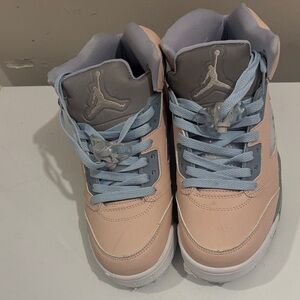 Jordan Kids Sneakers in Pink and Gray